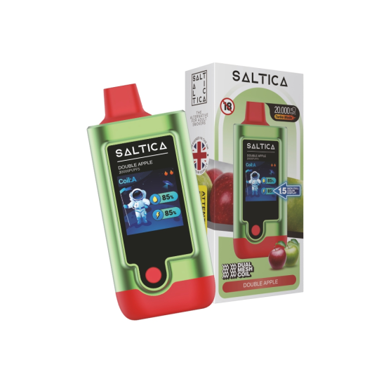 Saltica Digital 20000 Double Apple Disposable Vape Bar